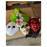 Assorted Halloween masks