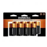 Coppertop D Cell Batteries, 8-count Pack