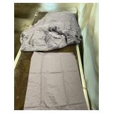 Purple Grey Fitted SheetW/ pillowcase, TWIN