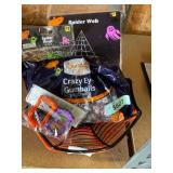 Big spider web & eye gumballs & Party favors