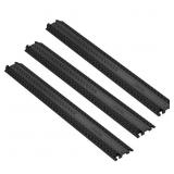 3Pcs Cable Protection Ramp Set, 2000-lb Axle