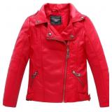 LOKTARC Boys/Fake Leather Motorcycle Jacket