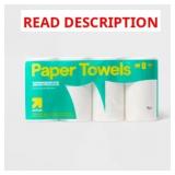 2ct up&up Make-A-Size Paper Towels, 150 sheets