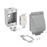 1-Gang Weatherproof Cover (12-Config), Gray