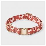 Sz XL Fashion Floral Dog Collar, sausage toy