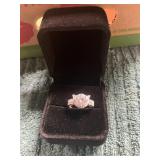 Ladies.925 Size 6 Sterling Cat Ring