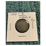 1912-D Liberty Nickel