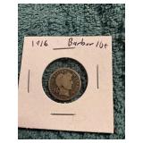 1916 Barber Dime