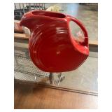 Red Fiesta Ware Pitcher