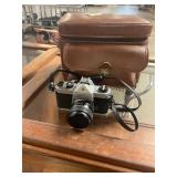 Vintage Camera with Bag
