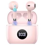 Wireless Earbuds, Bluetooth 5.4, LED Display