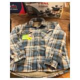 Size M Sherpa Lined Fleece Jacket