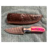 Damascus Knife with Sheath