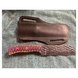 Damascus File Knife with Sheath