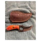 Damascus Knife with Sheath
