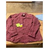 XL Textured Dickies Button Up Work Shirt