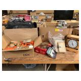 Mantle Clock, Postcards, Toys, Etc