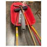 Wheel Barrow, Fencing, Scraper, Etc