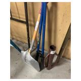 Shovel, Post Hole Digger + Post Driver