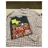 Size L Hawker Rye Flannel + Graphic T