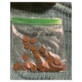 50ct S Mint Wheat Pennies