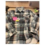 Natural M Sherpa Lined Fleece Shacket