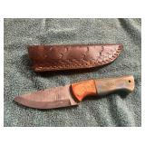 Damascus Knife with Sheath