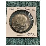 1966 Kennedy Silver Half Dollar