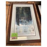 Signed Rick Kelly Wolf Print