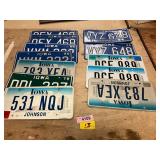 Iowa License Plates