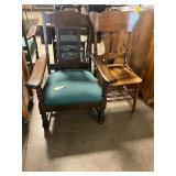 Dining Chair + Antique Chippendale Chair