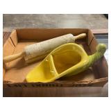 Marble Rolling Pin + Cornucopia