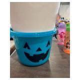 Halloween Bucket W/ Halloween Themed Items