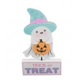 Halloween MDF Ghost Sign D cor, 1 ct, Assorted