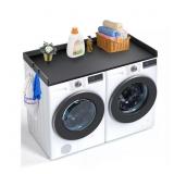 Washer Dryer Countertop, Matte Black Laminate