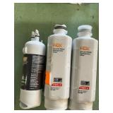 3 Refrigerator Water Filters: FMS-4 x2, EQW-1