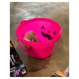 Halloween Bucket W/ Halloween Themed Items