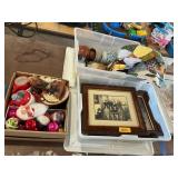 Vintage pictures, holiday decor, pottery