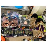 Light Up Pumpkin Eyes, Halloween Mask, Wig