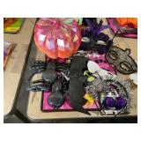 Rubber bats&spiders, Masks, Pumpkin Decor