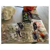 Skeleton Garland, Gel Clings, Spider Rings