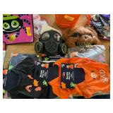 Pet Tshirt, 2 Halloween Masks, wig, Handcuffs
