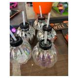 5ct Pumpkin Cups, 3ct Masks, Table Decor