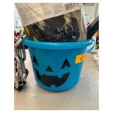 Halloween Bucket W/ Halloween Themed Items