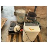 Battery chargers, flower pots, vac