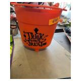 Halloween Bucket W/ Halloween Themed Items
