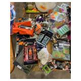 Gel Clings, nail polish, toy mouse, spider web
