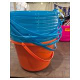 Stack of Halloween Buckets