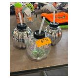 3ct Pumpkin Water Bottles