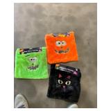 3ct Furry Trick or Treat Bags